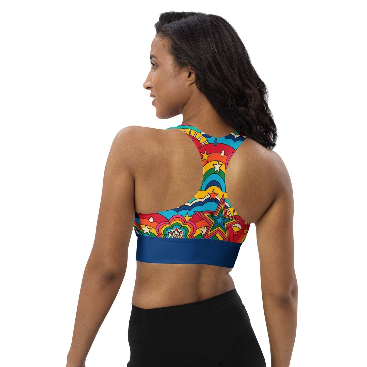 Sports Bra (recycled) - RAINBOW RAVE - SHALMIAK