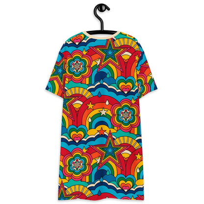 RAINBOW RAVE - T-shirt dress - SHALMIAK