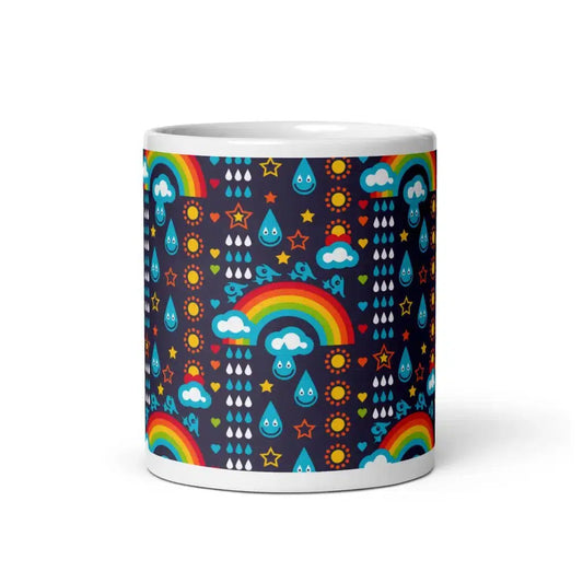 RAINBOWPHANT blue - Ceramic Mug - SHALMIAK