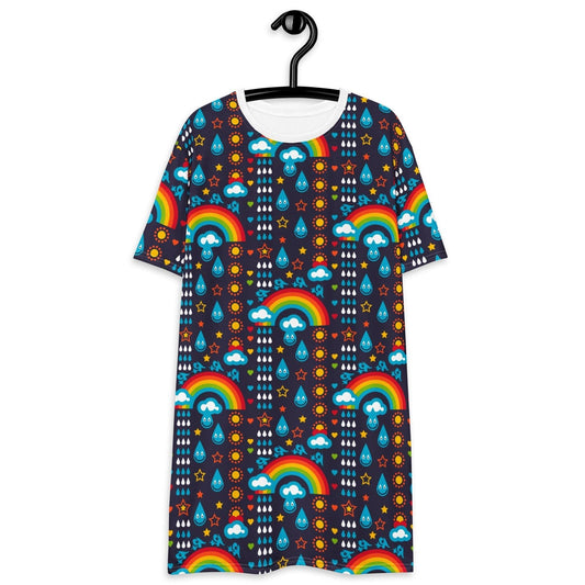 RAINBOWPHANT blue - T-shirt dress - SHALMIAK