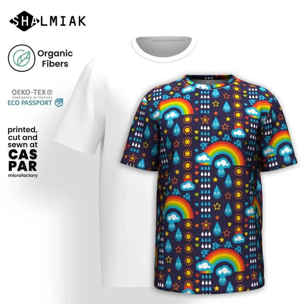 RAINBOWPHANT blue - T-shirt  (organic cotton) - SHALMIAK