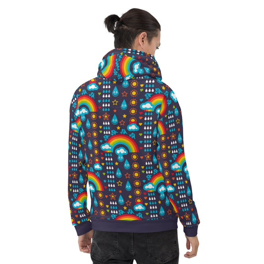 RAINBOWPHANT blue - Unisex Hoodie (recycled) - SHALMIAK