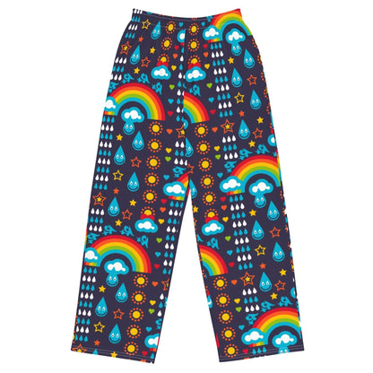 RAINBOWPHANT blue - Unisex wide-leg pants - SHALMIAK