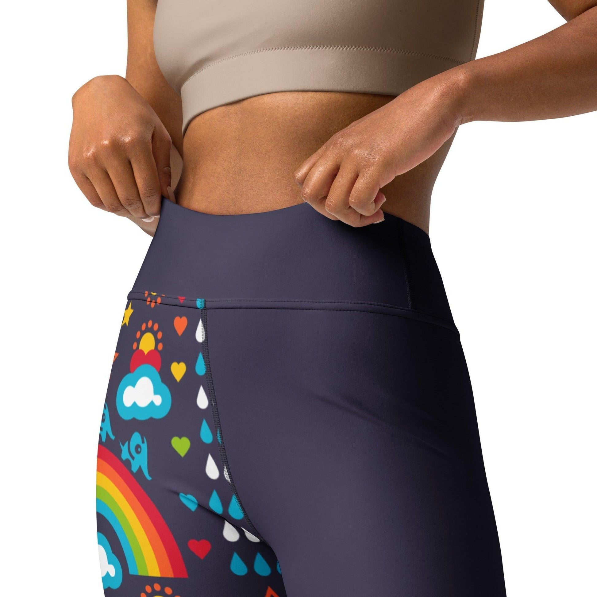 RAINBOWPHANT blue - Yoga Leggings - SHALMIAK