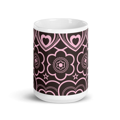 RAMONA pinkbrown - Ceramic Mug - SHALMIAK