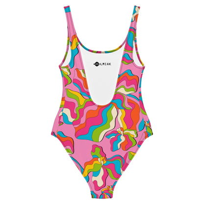 SASSY IRIS pink - One-Piece Swimsuit - SHALMIAK