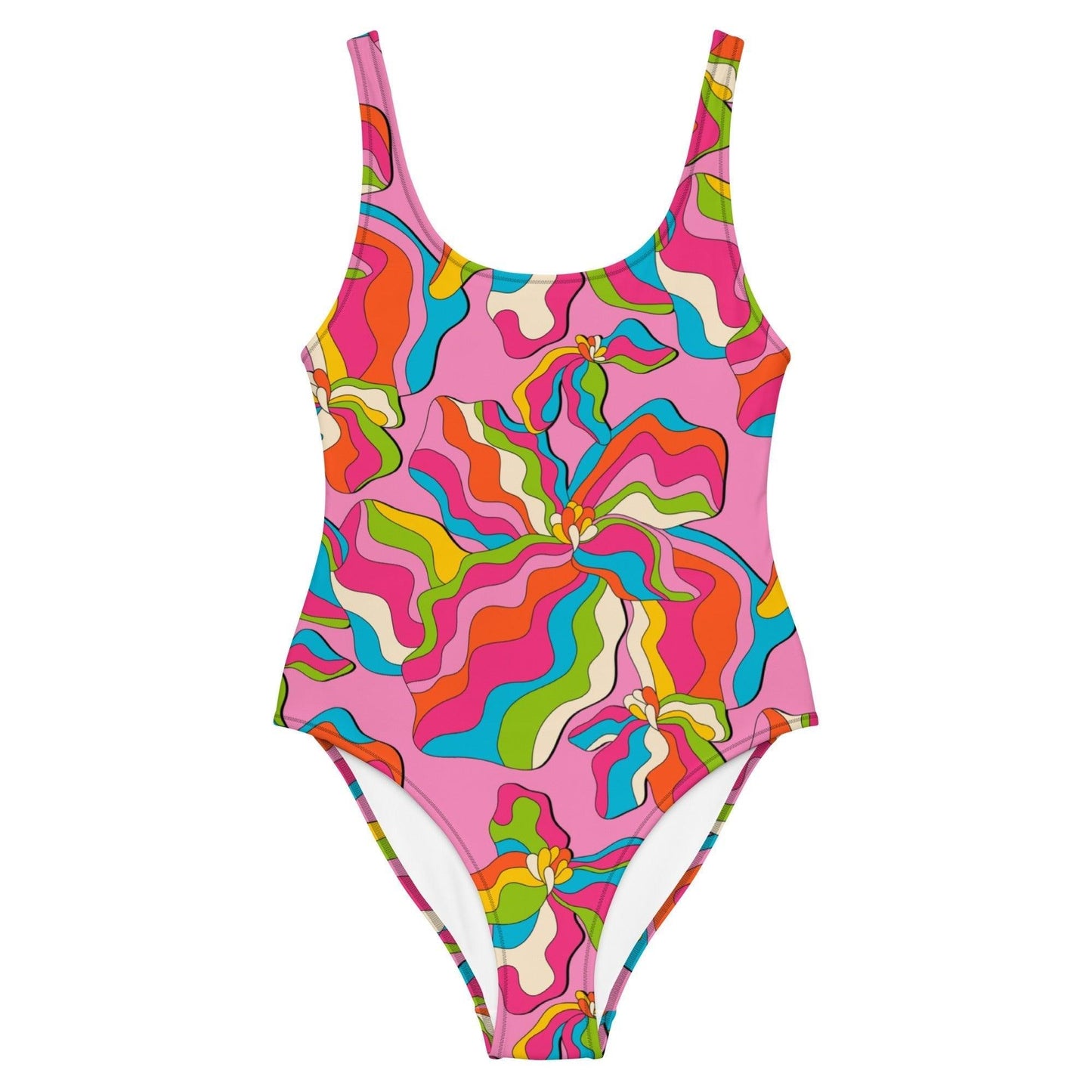 SASSY IRIS pink - One-Piece Swimsuit - SHALMIAK