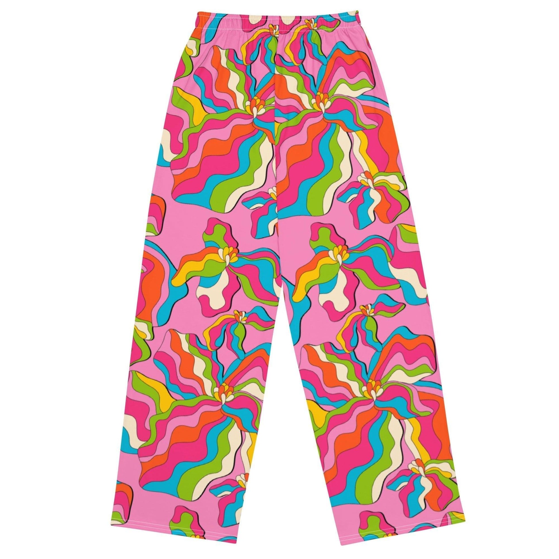 SASSY IRIS pink - Unisex wide-leg pants - SHALMIAK