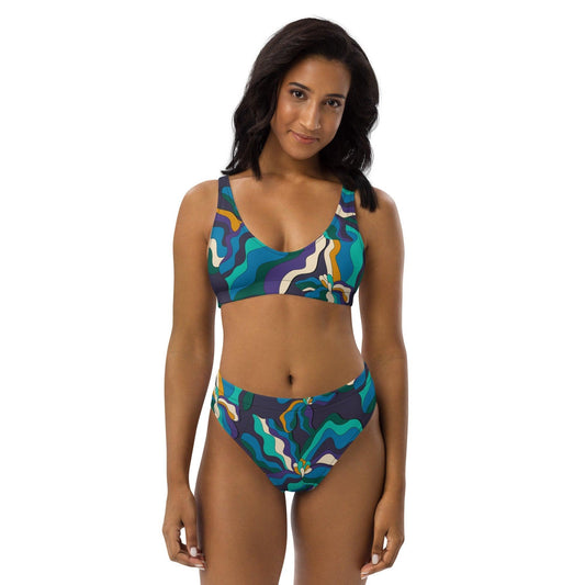 SASSY IRIS purple - Bikinis made of recycled material - SHALMIAK