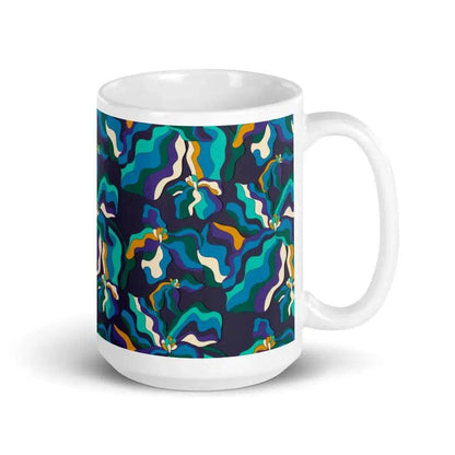 SASSY IRIS purple - Ceramic Mug - SHALMIAK