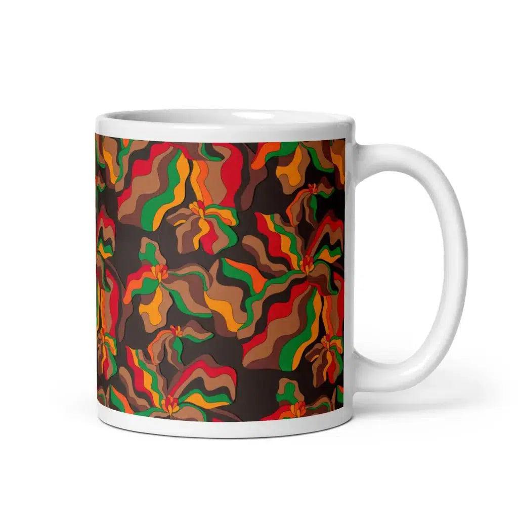 SASSY IRIS retro - Ceramic Mug - SHALMIAK