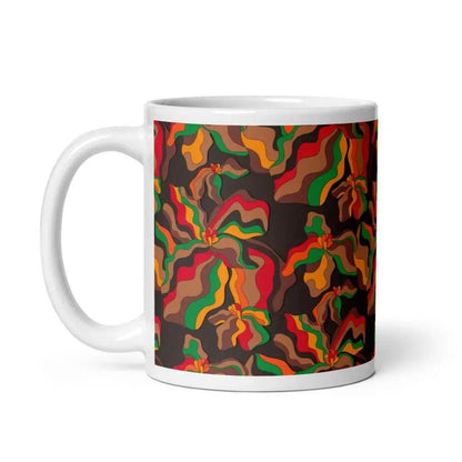 SASSY IRIS retro - Ceramic Mug - SHALMIAK