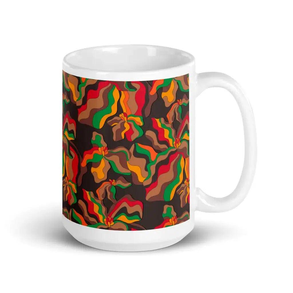 SASSY IRIS retro - Ceramic Mug - SHALMIAK