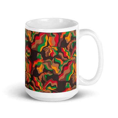 SASSY IRIS retro - Ceramic Mug - SHALMIAK