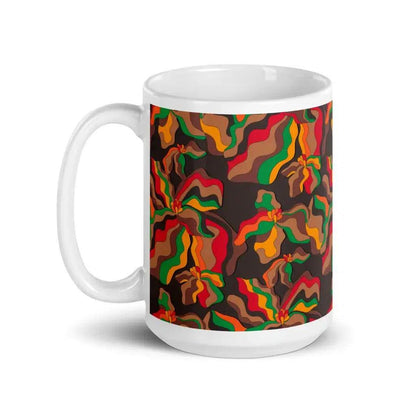 SASSY IRIS retro - Ceramic Mug - SHALMIAK