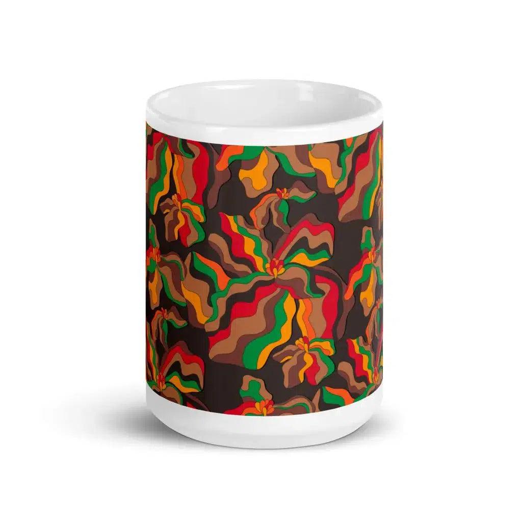 SASSY IRIS retro - Ceramic Mug - SHALMIAK