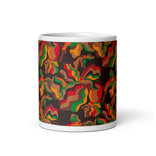 SASSY IRIS retro - Ceramic Mug - SHALMIAK