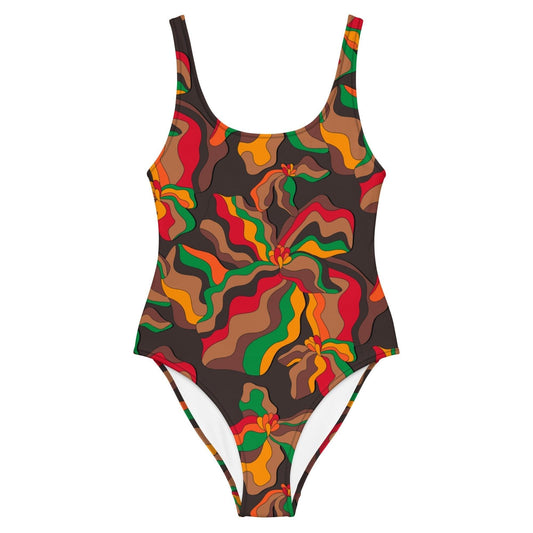 SASSY IRIS retro - One-Piece Swimsuit - SHALMIAK