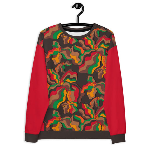 SASSY IRIS retro - Unisex Sweatshirt  (recycled) - SHALMIAK