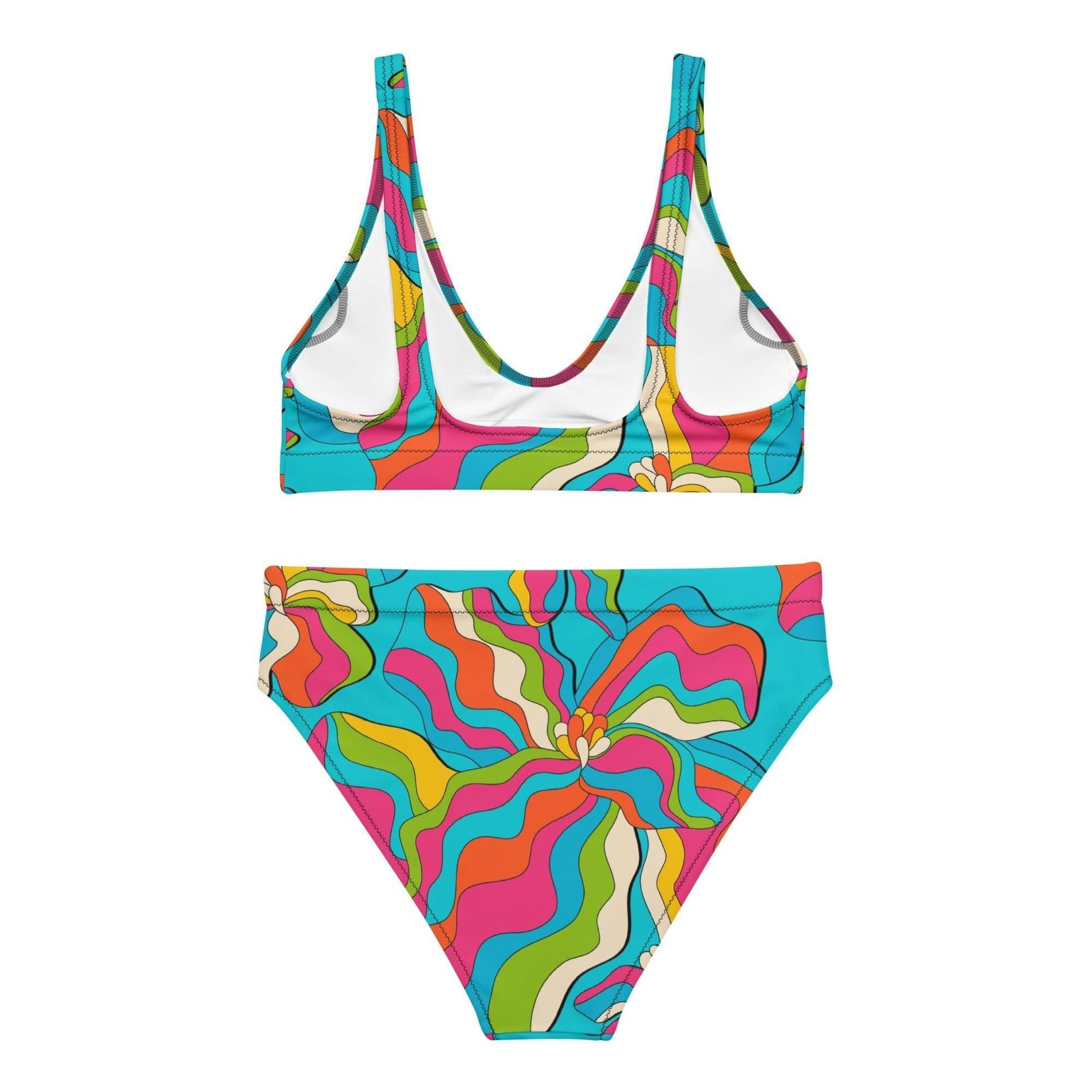 SASSY IRIS turquoise - Bikinis made of recycled material - SHALMIAK