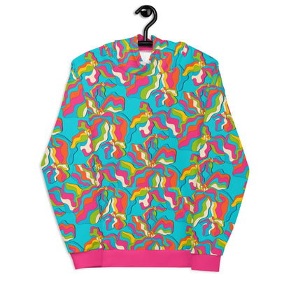 SASSY IRIS turquoise - Unisex Hoodie (recycled) - SHALMIAK