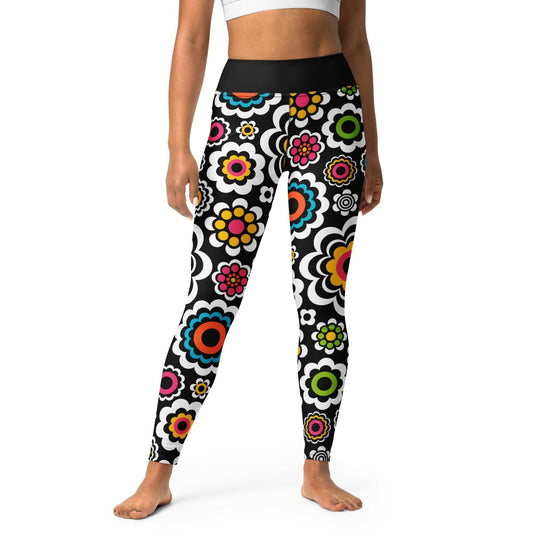 SUGAR BLOOM -2- Yoga Leggings - SHALMIAK