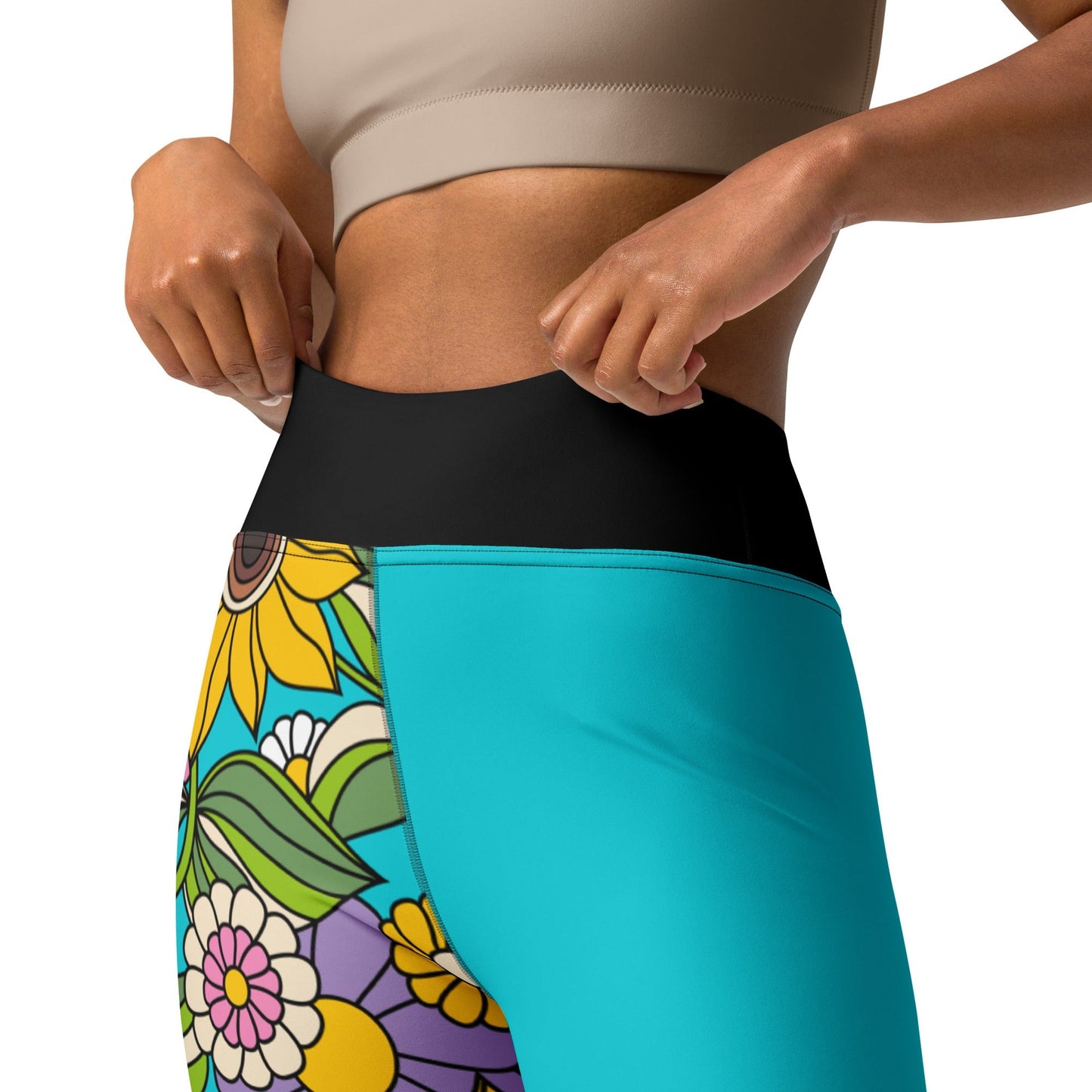 SUNDANCE turquoise - Yoga Leggings - SHALMIAK