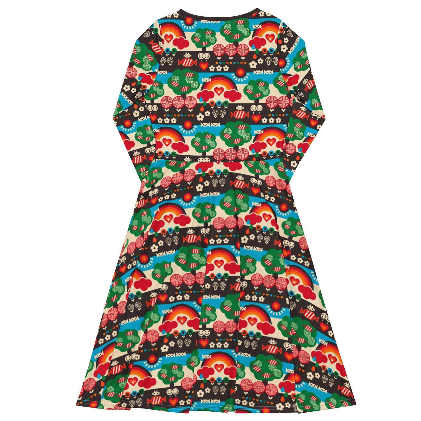 SWEET DAYS - Midi dress with long sleeves and pockets - SHALMIAK