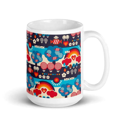 SWEET DAYS blue - Ceramic Mug - SHALMIAK