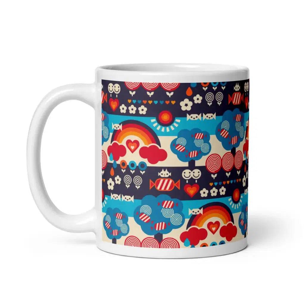 SWEET DAYS blue - Ceramic Mug - SHALMIAK