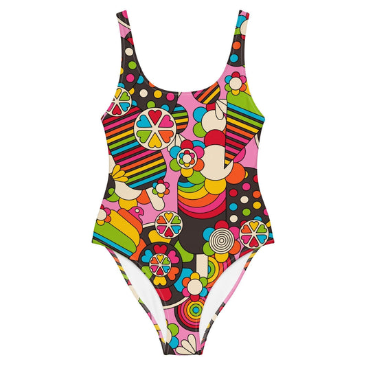 SWEET FREAK pink - One-Piece Swimsuit - SHALMIAK