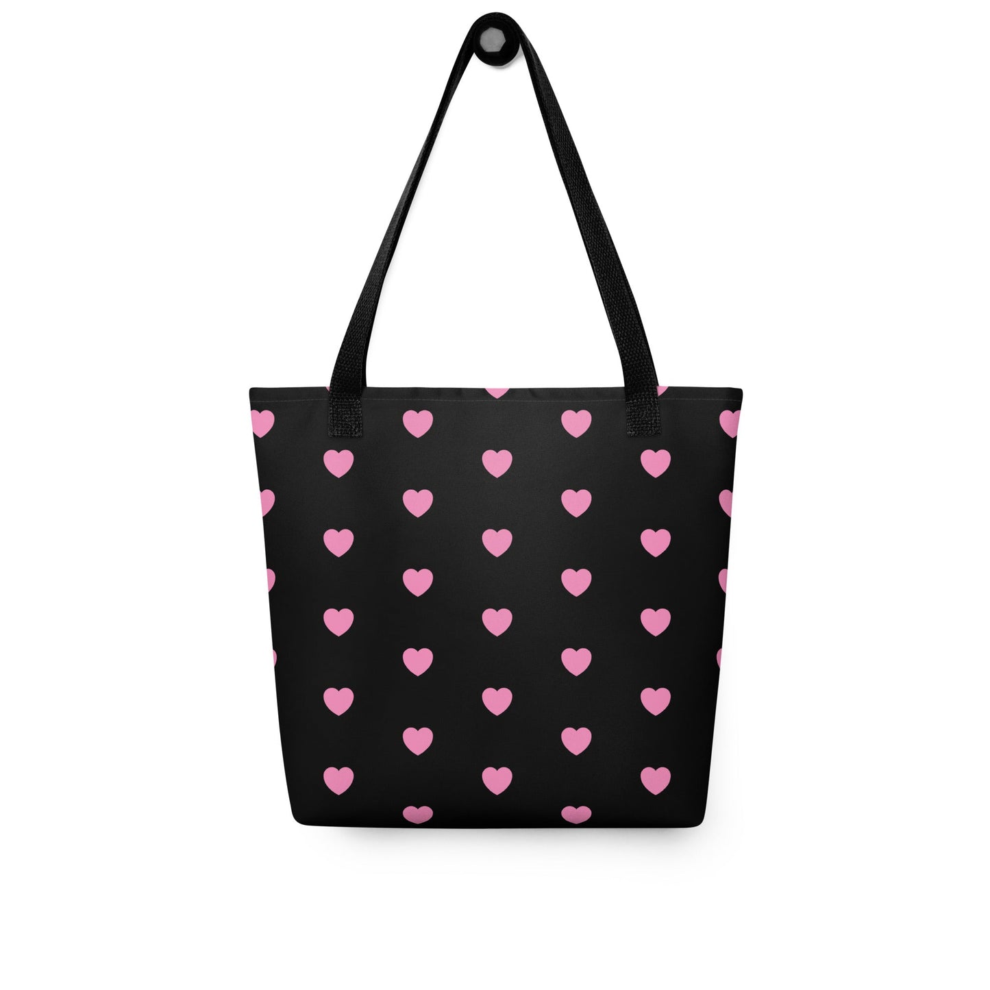 TOTE BAG - HERTTAHOUND HEARTS pink - SHALMIAK