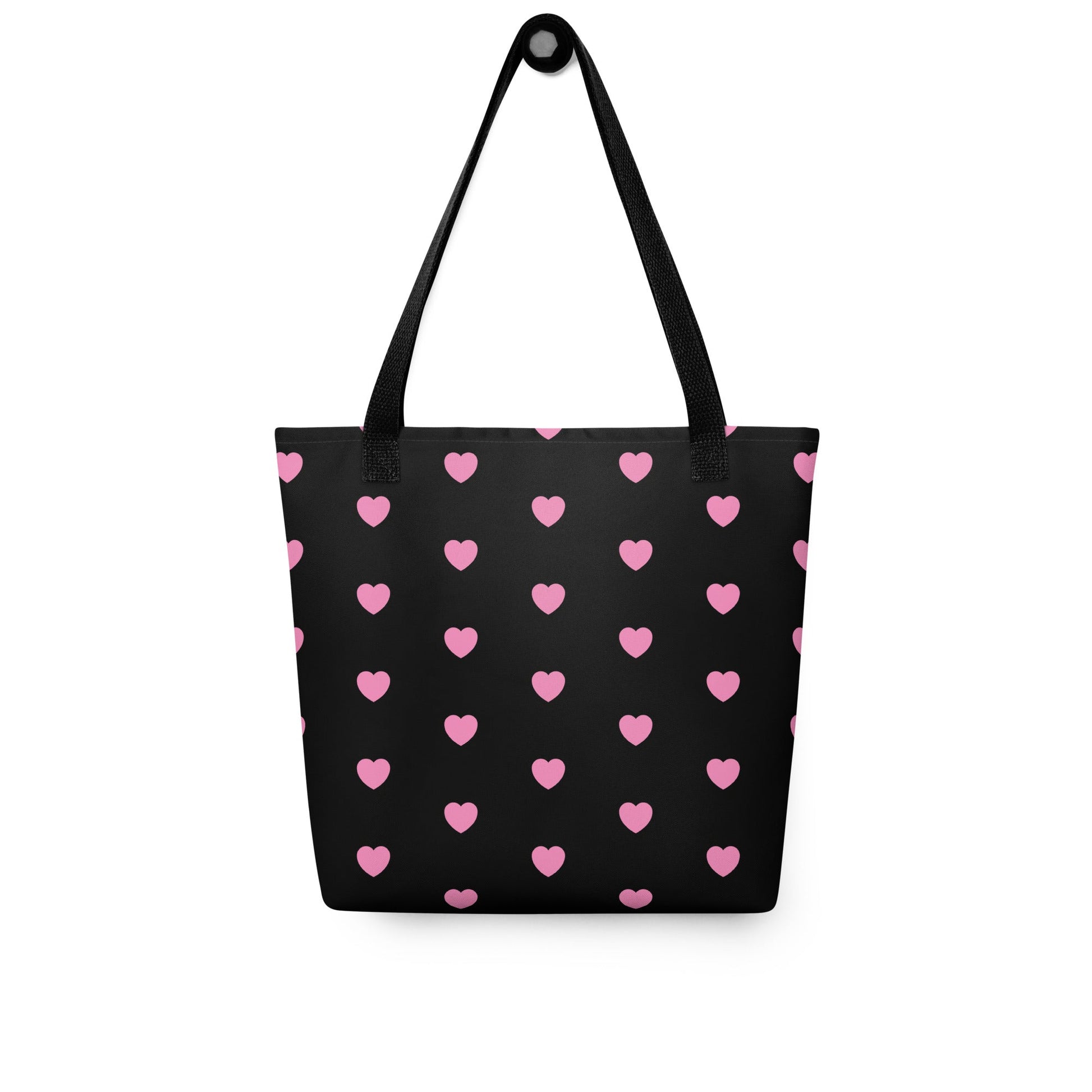 TOTE BAG - HERTTAHOUND HEARTS pink - SHALMIAK