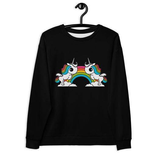 UNIQUE black - Unisex Sweatshirt  (recycled) - SHALMIAK