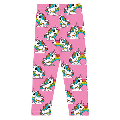 UNIQUE pink -2- Kid's Leggings - SHALMIAK