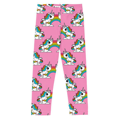 UNIQUE pink -2- Kid's Leggings - SHALMIAK