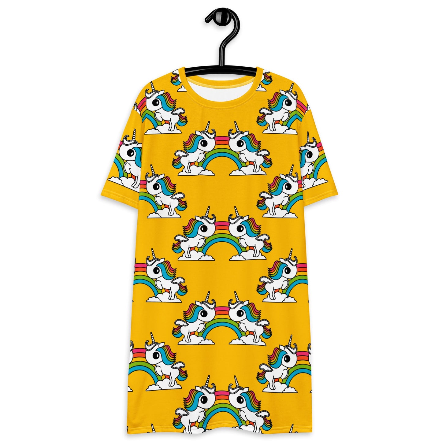 UNIQUE yellow - T-shirt dress - SHALMIAK