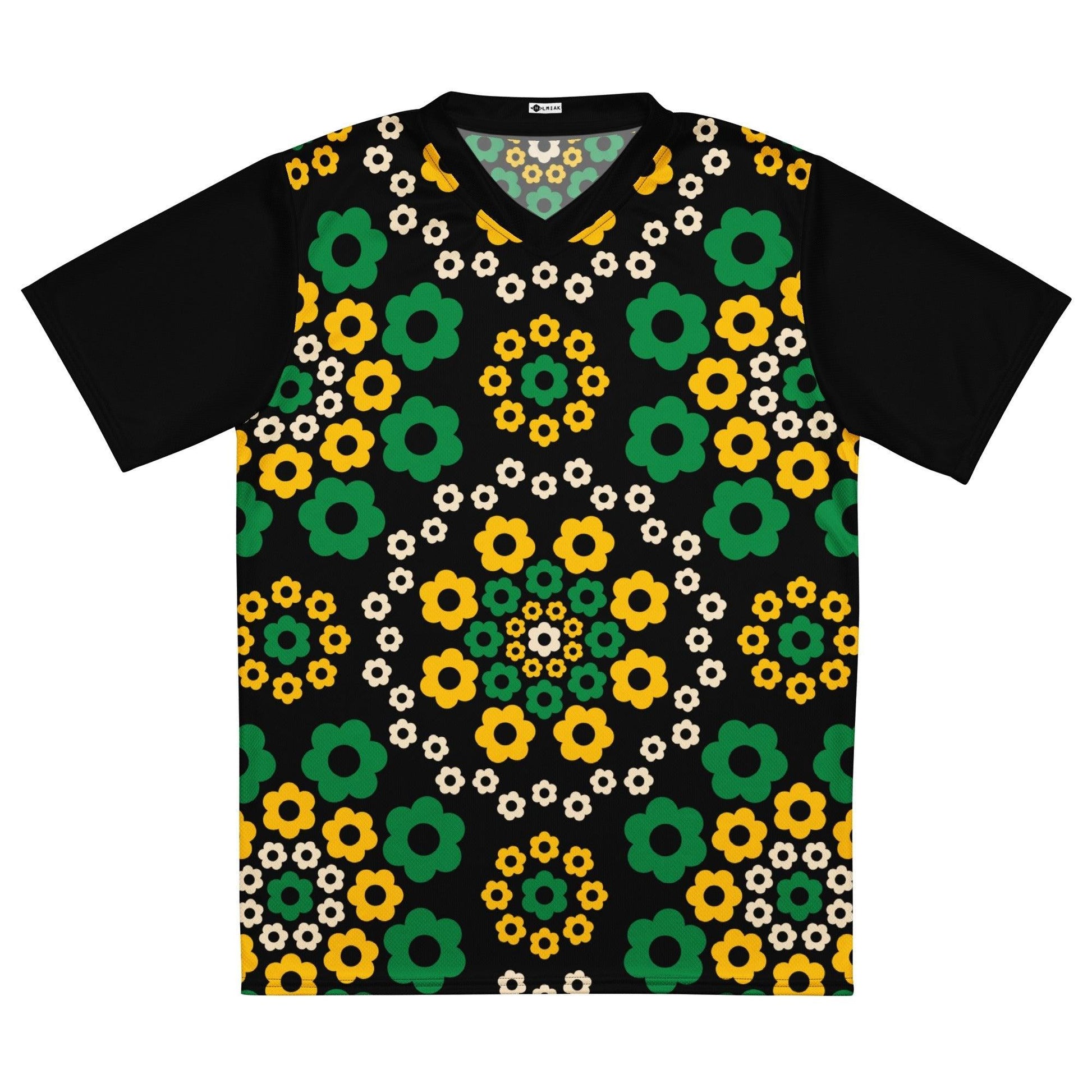 YESTERDAY yellow green - Recycled unisex sports jersey - SHALMIAK