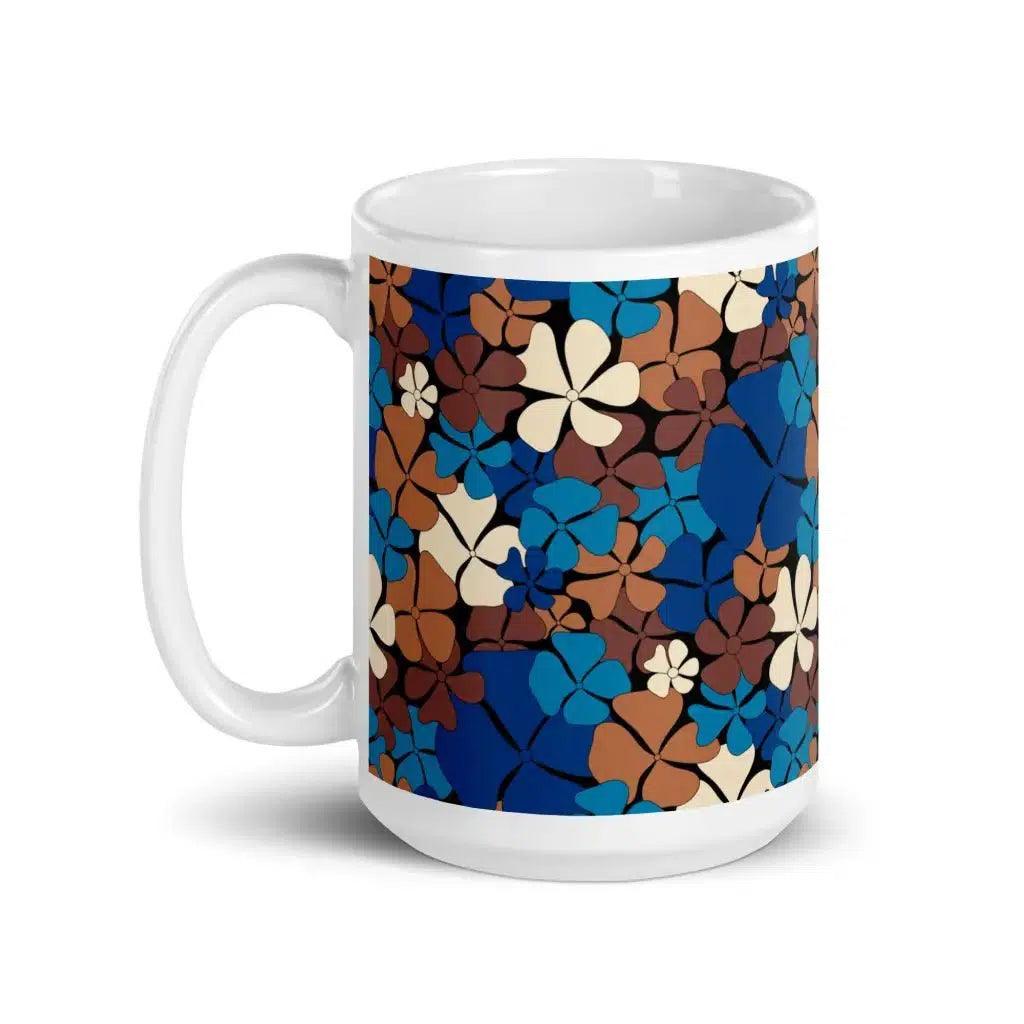 ADELIE blue brown - Mug - SHALMIAK