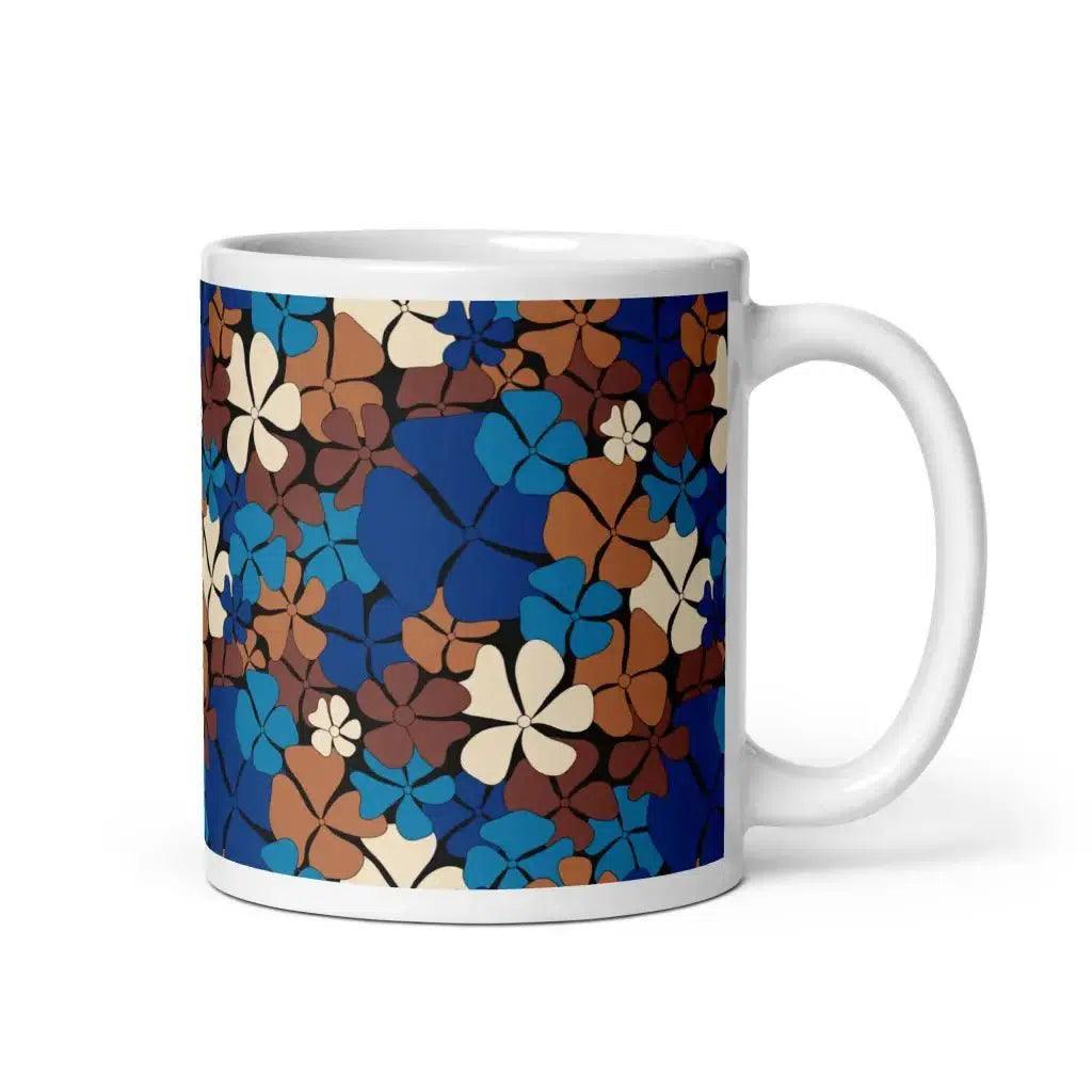 ADELIE blue brown - Mug - SHALMIAK