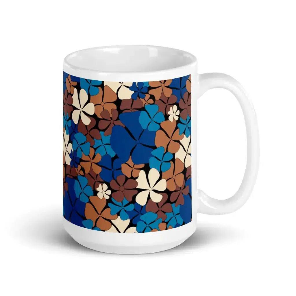 ADELIE blue brown - Mug - SHALMIAK