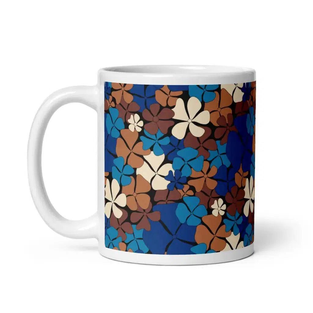 ADELIE blue brown - Mug - SHALMIAK