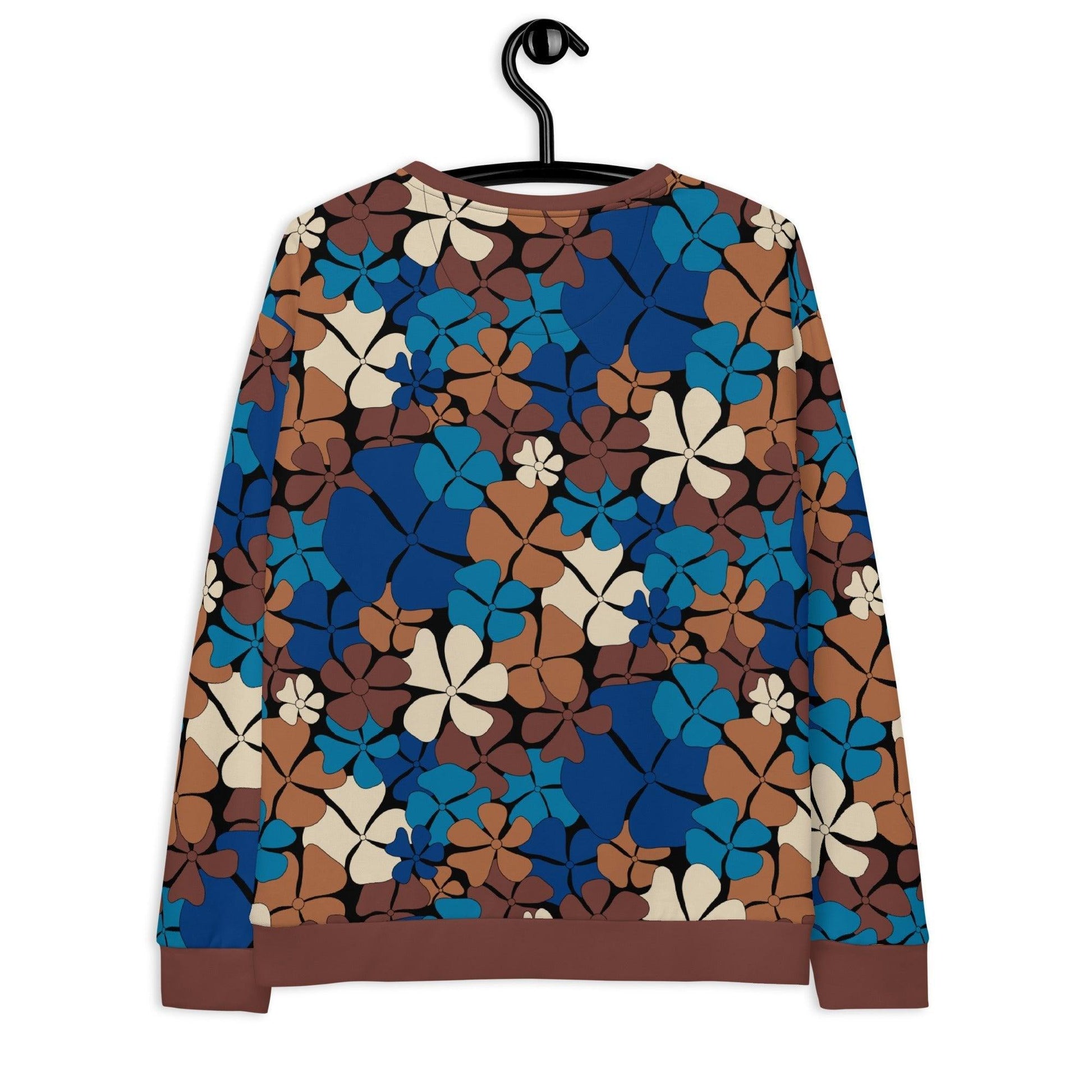 ADELIE blue brown - Sweatshirt - SHALMIAK