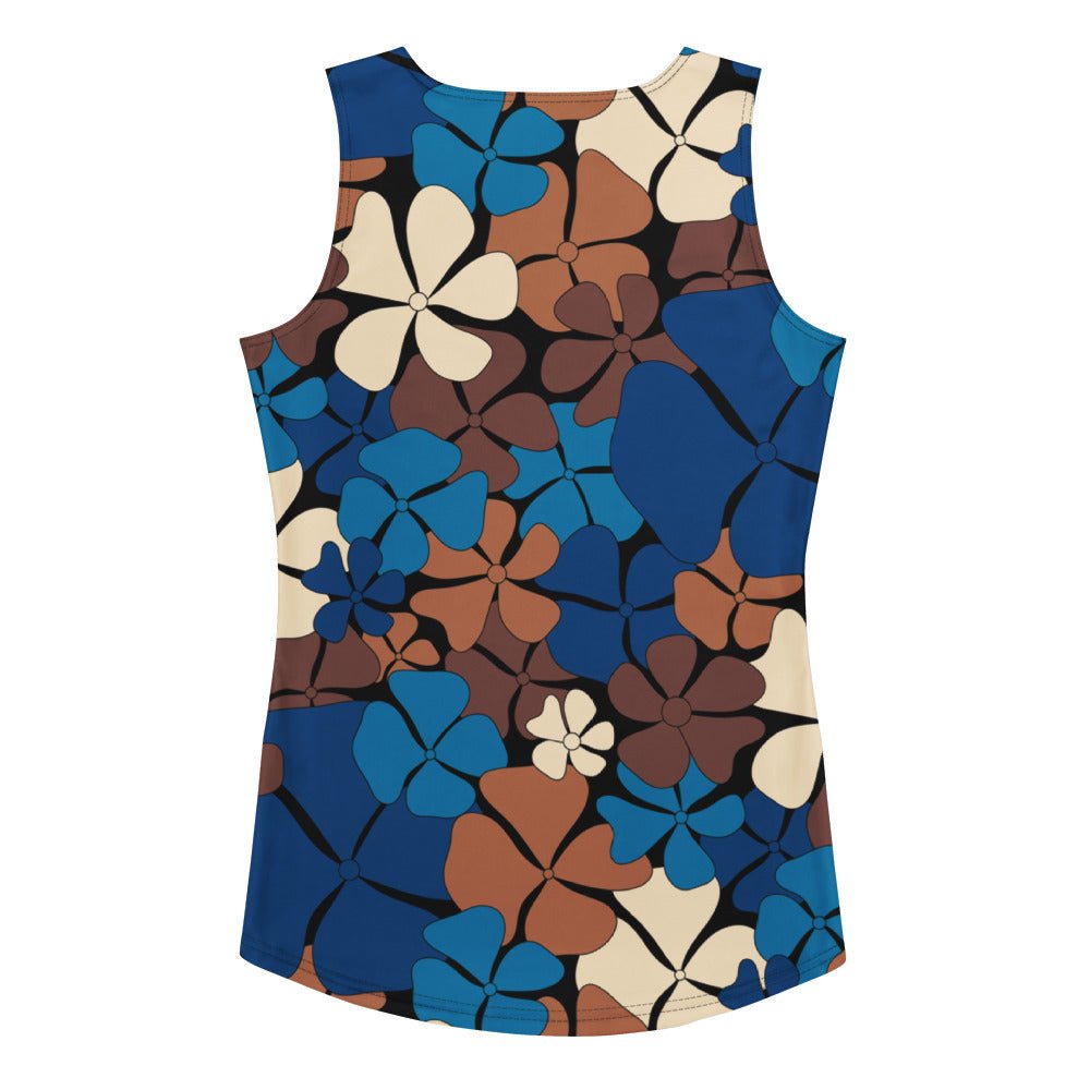 ADELIE blue brown - Tank Top - SHALMIAK