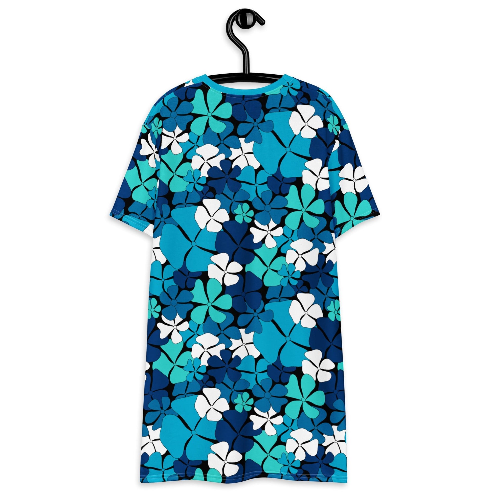 ADELIE blue - T-Shirt Dress - SHALMIAK