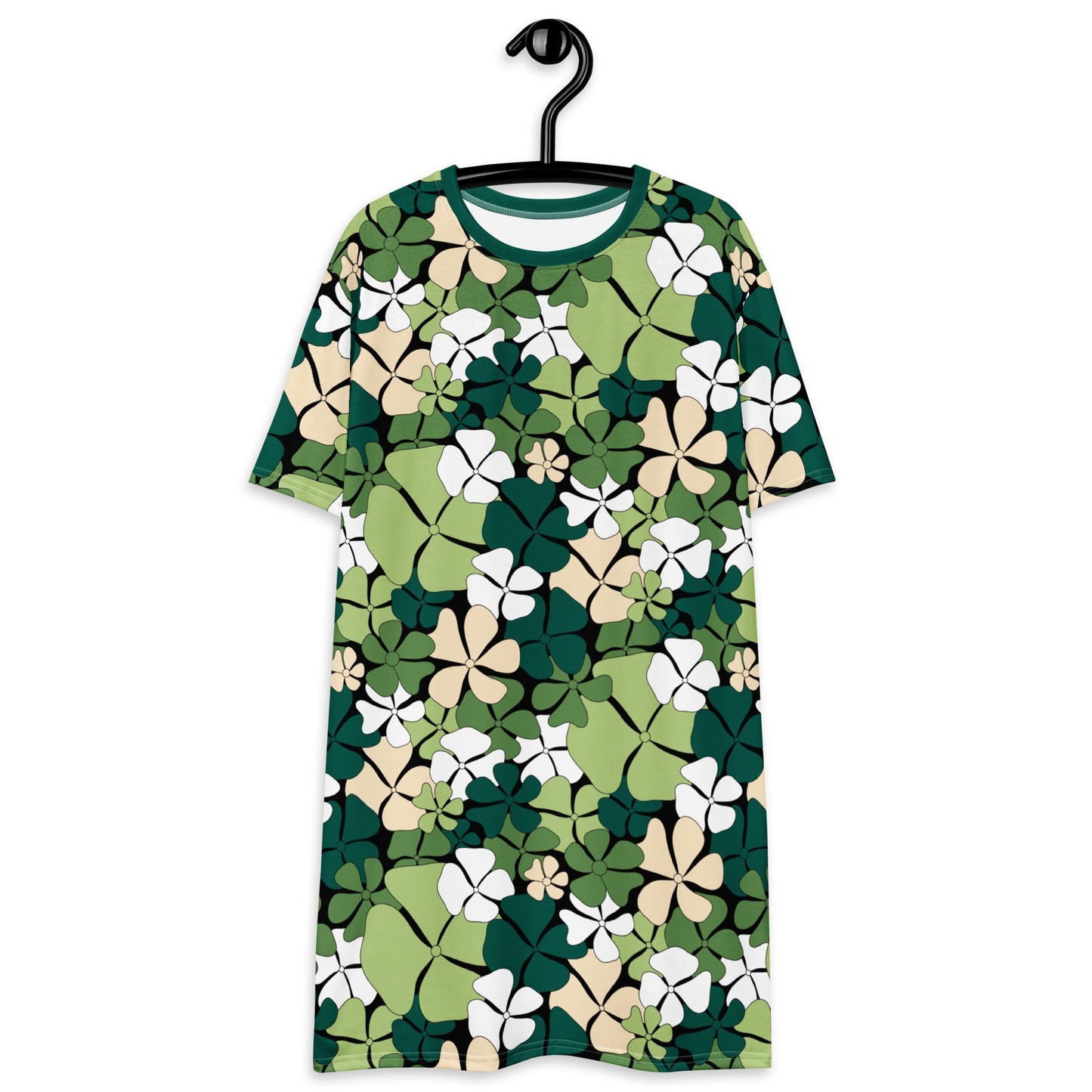 ADELIE green - T-Shirt Dress - SHALMIAK
