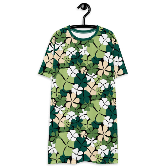 ADELIE green - T-Shirt Dress - SHALMIAK