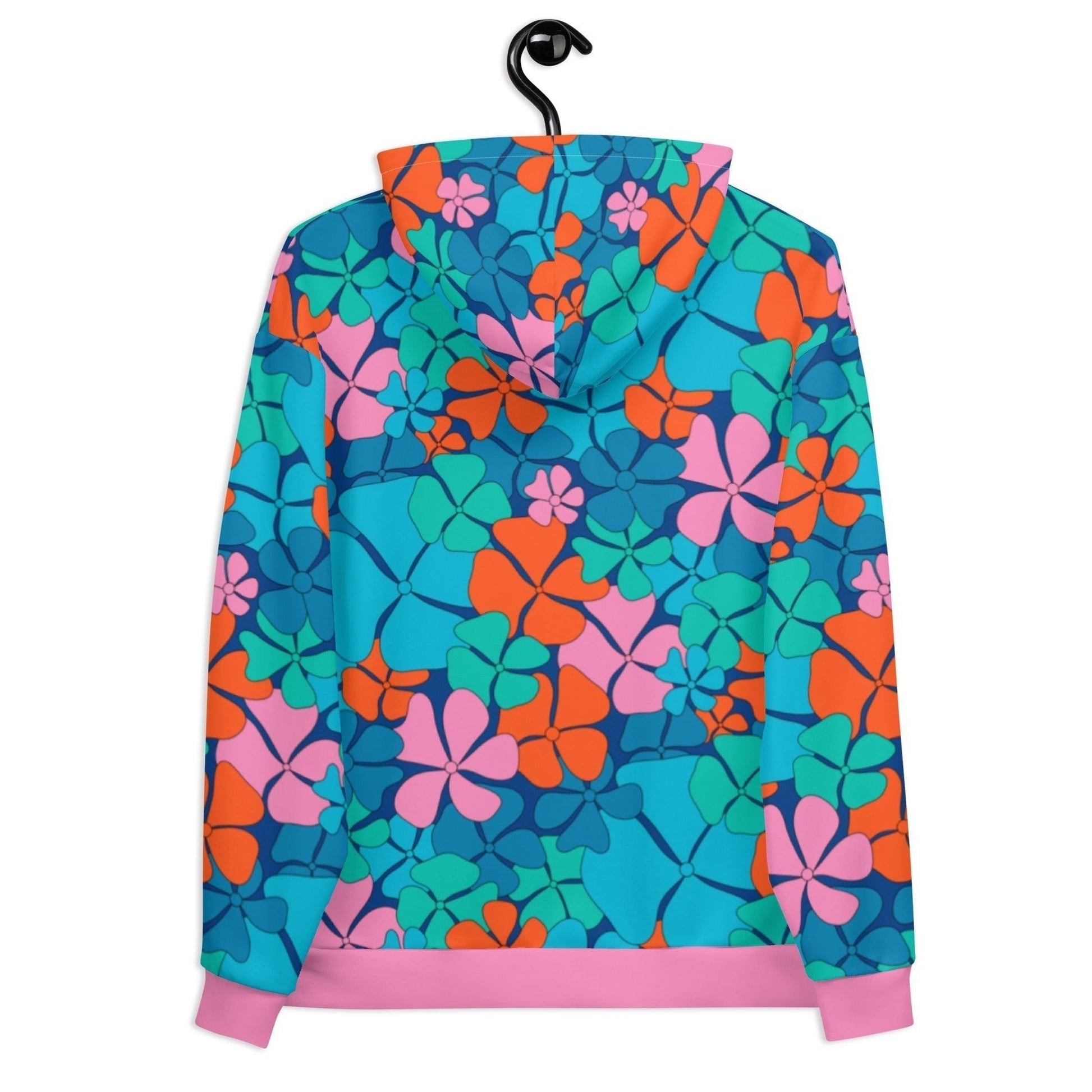 ADELIE orange blue - Hoodie - SHALMIAK