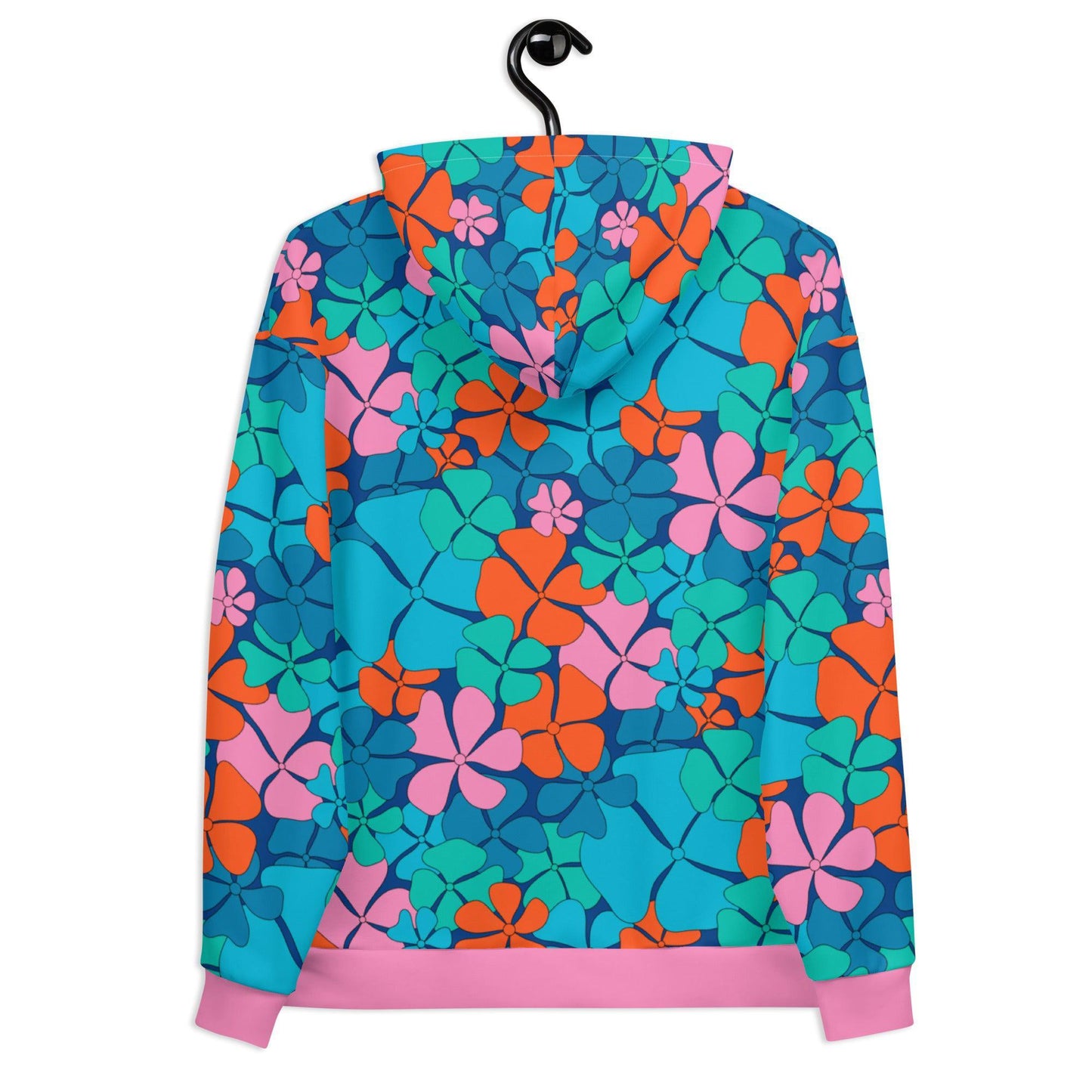 ADELIE orange blue - Hoodie - SHALMIAK