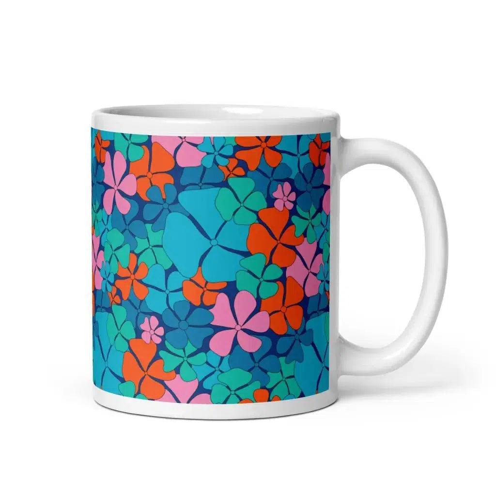 ADELIE orange blue - Mug - SHALMIAK